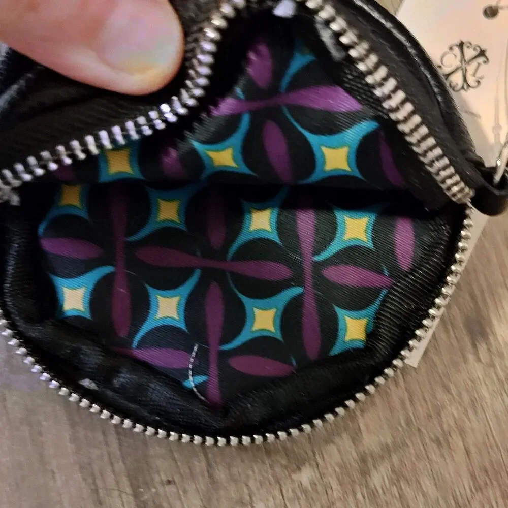CXL by Christian‎ Lacroix Camera Bag Womens Black Eve Pebble Detachable Mini Zip